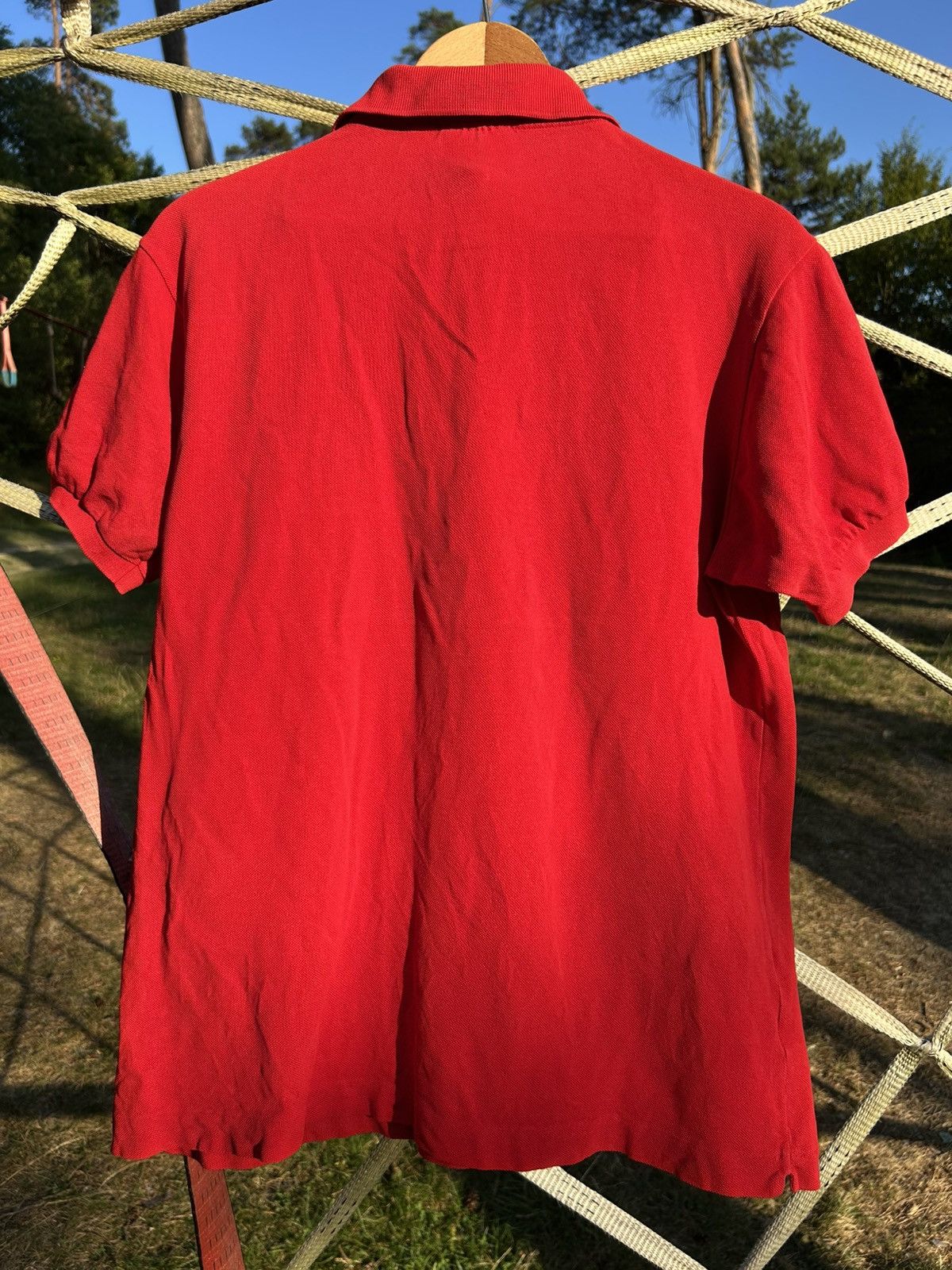 Lacoste Lacoste Vintage 90s Polo Shirt Made in France Red Size L Size US L / EU 52-54 / 3 - 4 Thumbnail