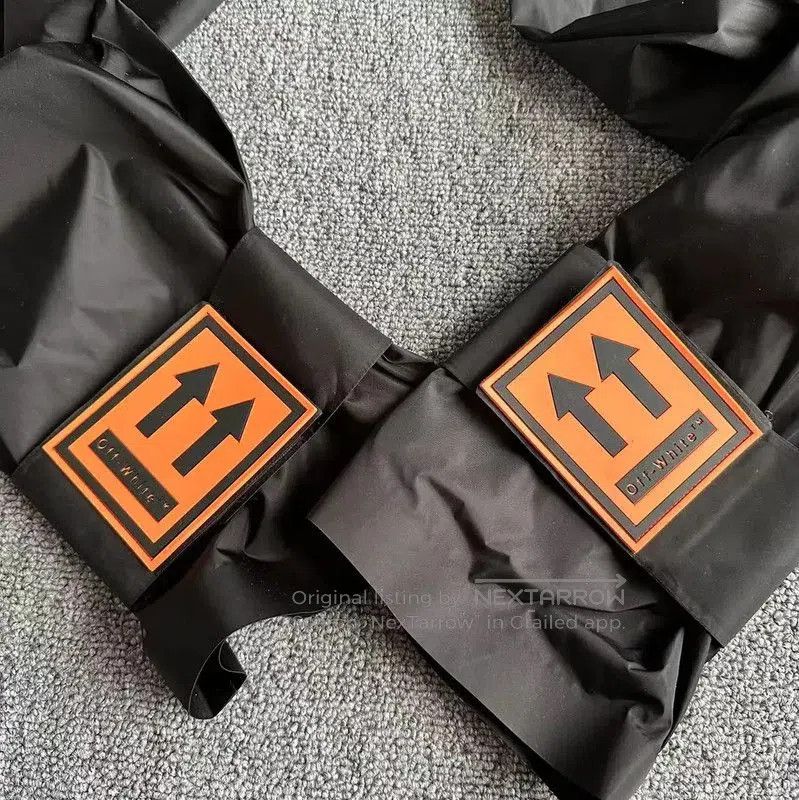 Off-White Off-White Black Nylon Casual Women's Pants . Size 23" - 3 Thumbnail