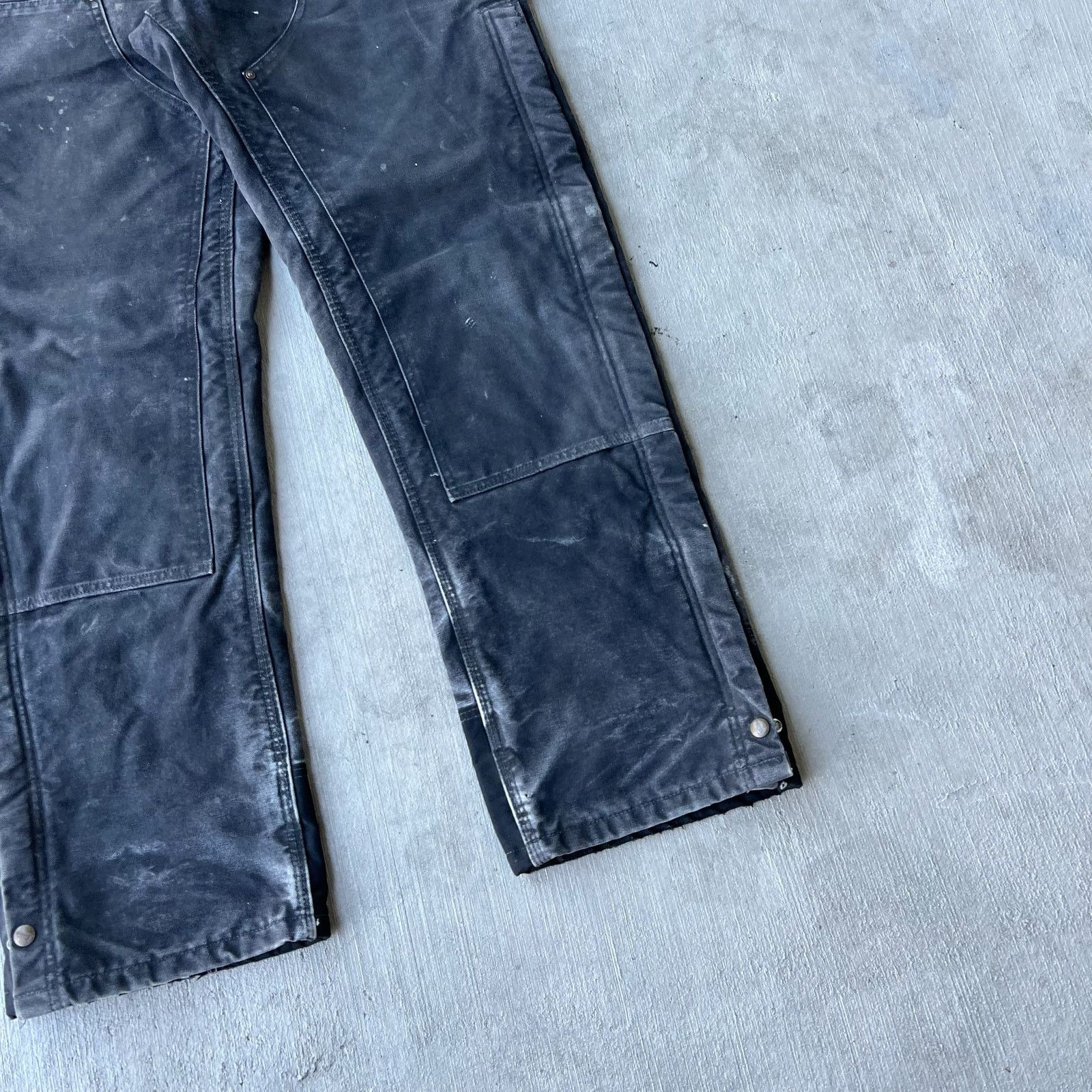 Carhartt × Vintage Carhartt black insulated double knee work carpenter pants Size US 34 / EU 50 - 8 Thumbnail