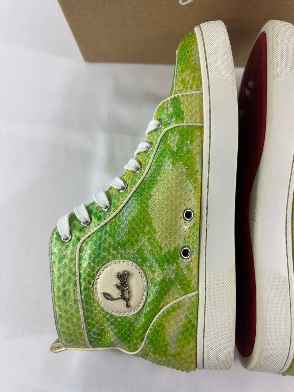 Christian Louboutin Christian Louboutin Rantus Orlato Flat Python Fresh Nappa Size US 11 / EU 44 - 12 Thumbnail