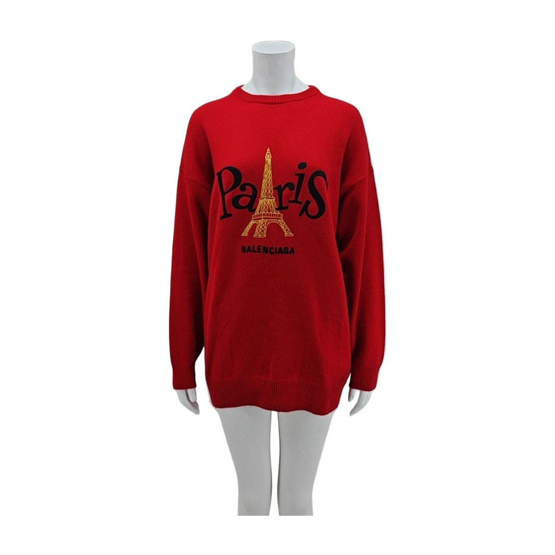 Balenciaga Balenciaga Paris Eiffel Tower Logo Sweater Size S Size S / US 4 / IT 40 - 1 Thumbnail