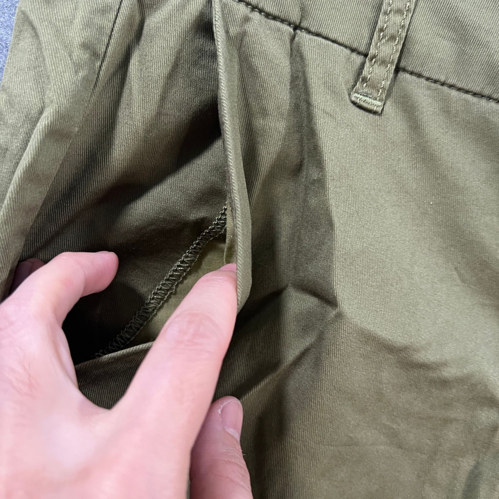Other Laurie Felt Lightweight Chino Pants Martini Olive, Reg 2 Size 26" / US 2 / IT 38 - 14 Thumbnail