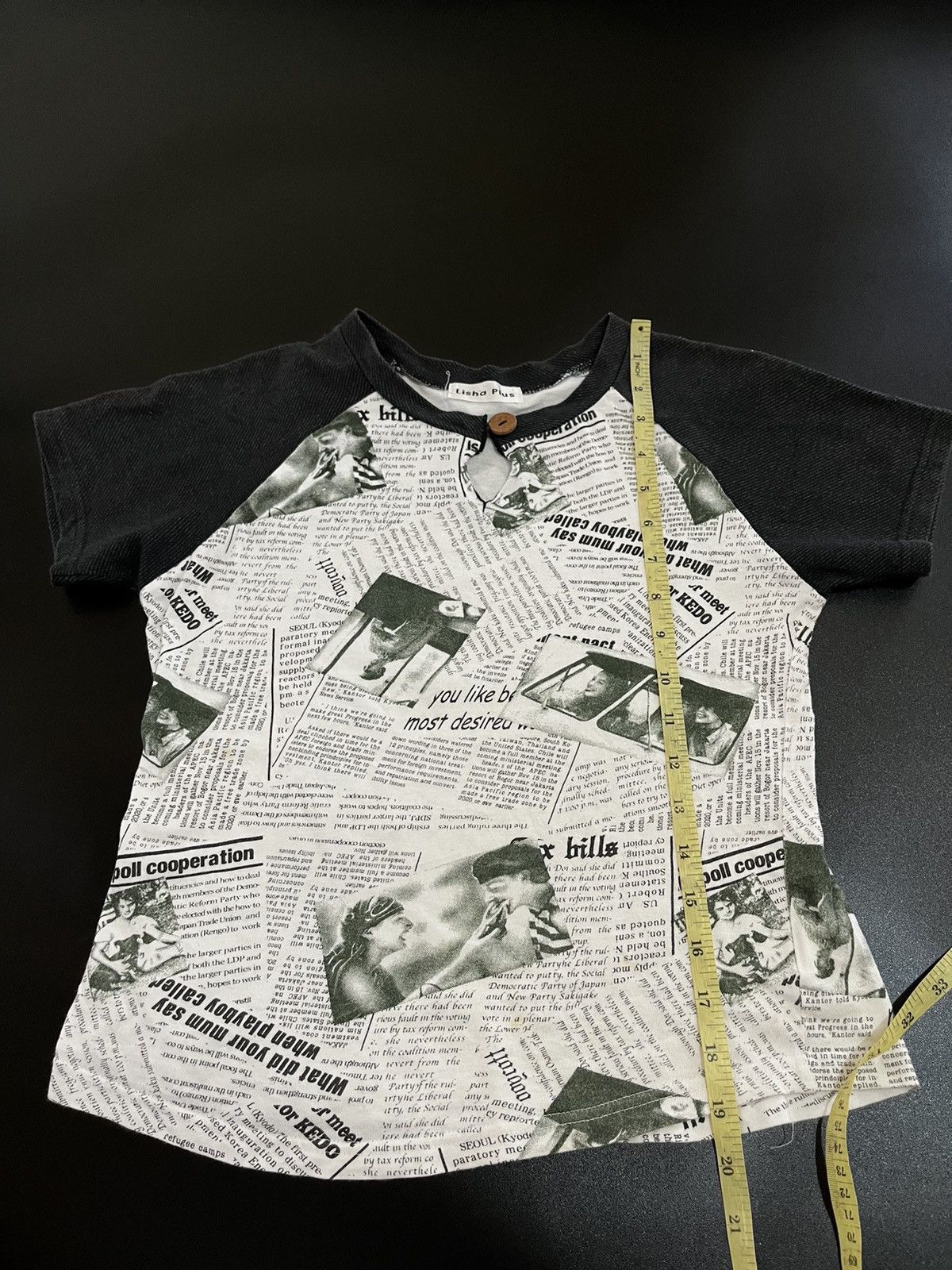 Hysteric Glamour × If Six Was Nine × Japanese Brand lisha plus newsspaper tee japanese brand Size US S / EU 44-46 / 1 - 9 Thumbnail