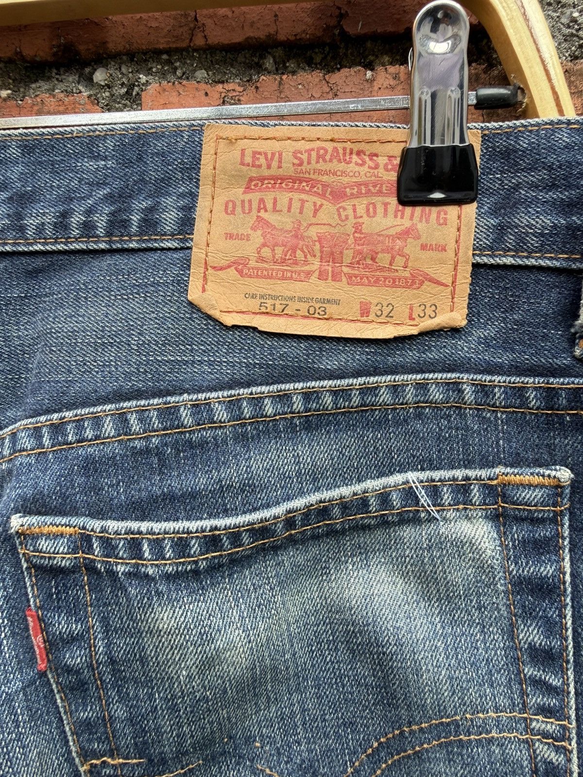 Levi's Vintage Clothing W33x32 Vintage levi’s 517 flare boot cut bell bottom Size US 33 - 5 Thumbnail