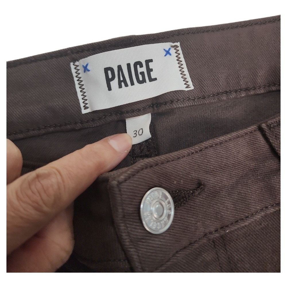 Paige Paige Genevieve Flare Jeans Womens 30 Chocolate Brown Size 30" / US 8 / IT 44 - 2 Thumbnail