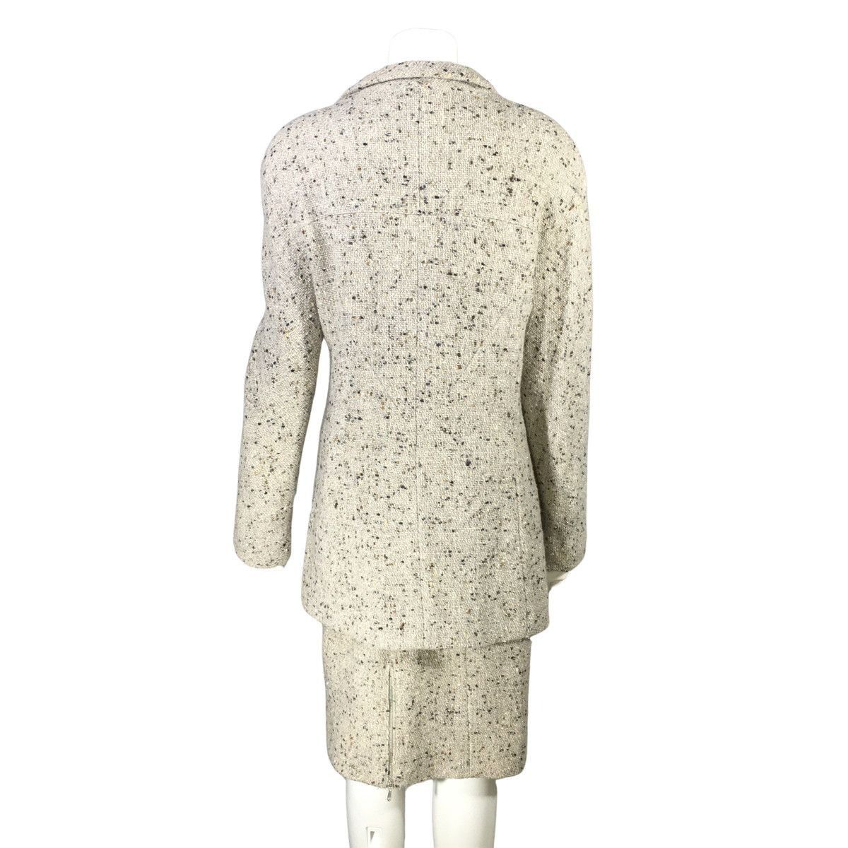Chanel Chanel vintage 99A Fall Brown Tweed Long Jacket skirt wome Size S / US 4 / IT 40 - 3 Thumbnail