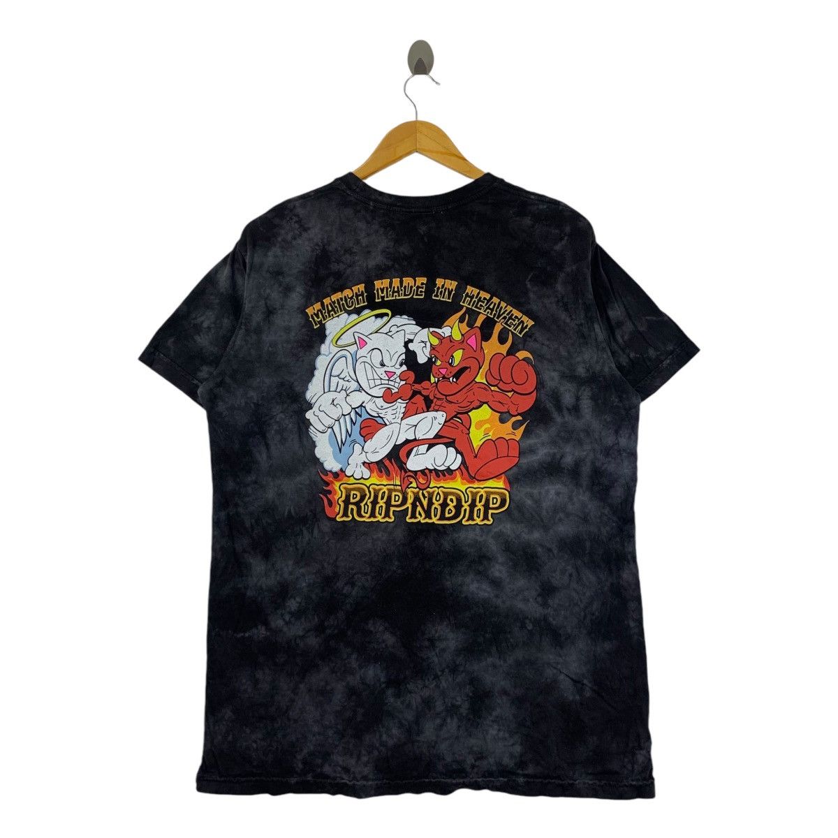 RIPNDIP RIPNDIP SKATEBOARD Match Made In Heaven Tee Shirt Top Size US L / EU 52-54 / 3 - 4 Thumbnail