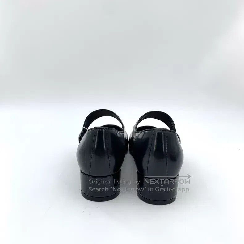 Dior Dior Black leather round toe buckle thick heel Mary Jane s Size US 5 / IT 35 - 4 Thumbnail