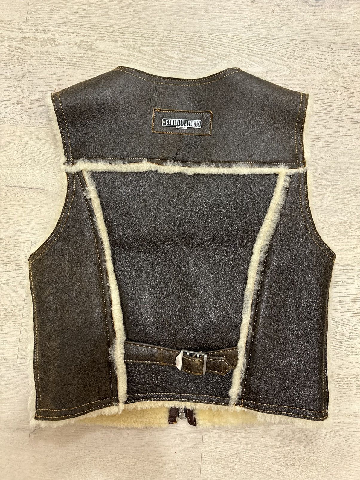 Jean Paul Gaultier Vintage leather shearling vest Size S / US 4 / IT 40 - 7 Thumbnail