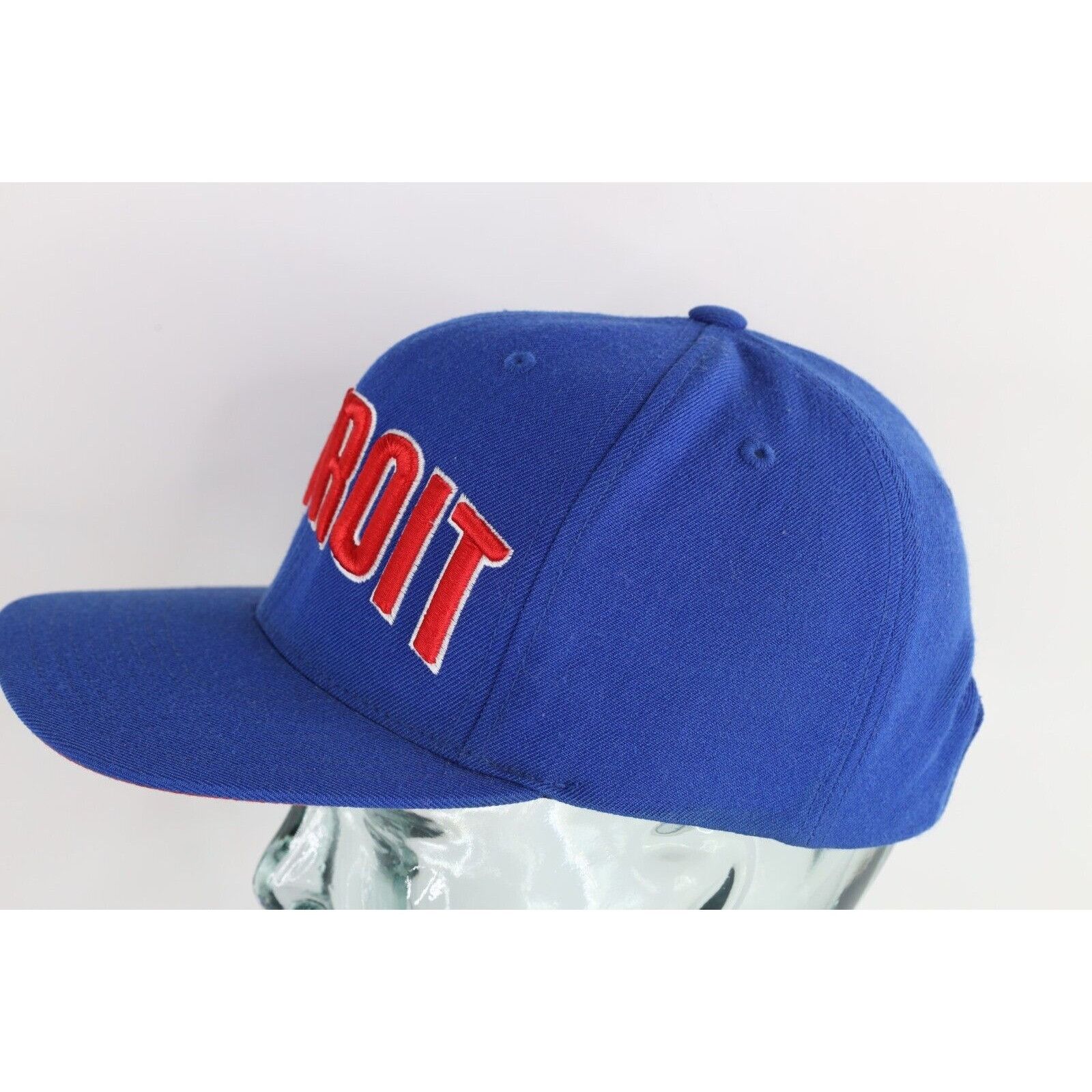 Adidas Y2K Adidas Spell Out Detroit Pistons Basketball Snapback Hat Size ONE SIZE - 4 Thumbnail