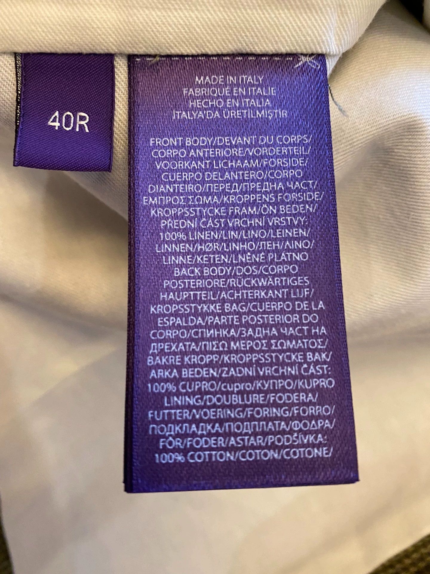 Ralph Lauren Ralph Lauren Purple Label RRL Italian Vest Size 40R - 5 Thumbnail