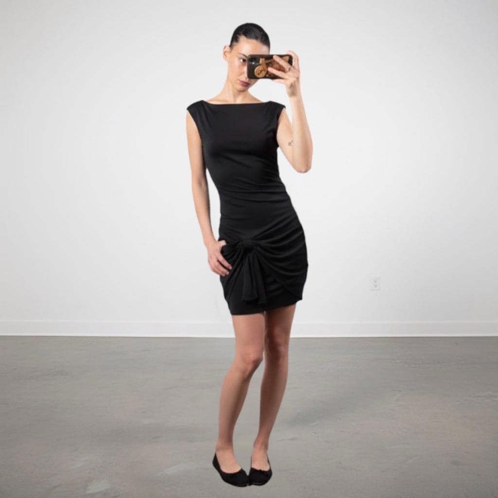 Other The Cop Copine Draped Sleek Dress Size ONE SIZE - 1 Thumbnail