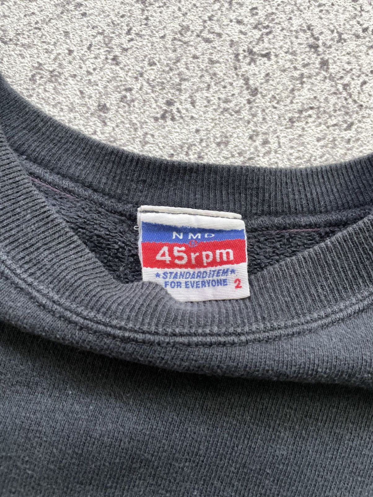 45rpm 45rpm Sweatshirt 45rpm Spell Out Crewneck Sweater Size US M / EU 48-50 / 2 - 5 Thumbnail