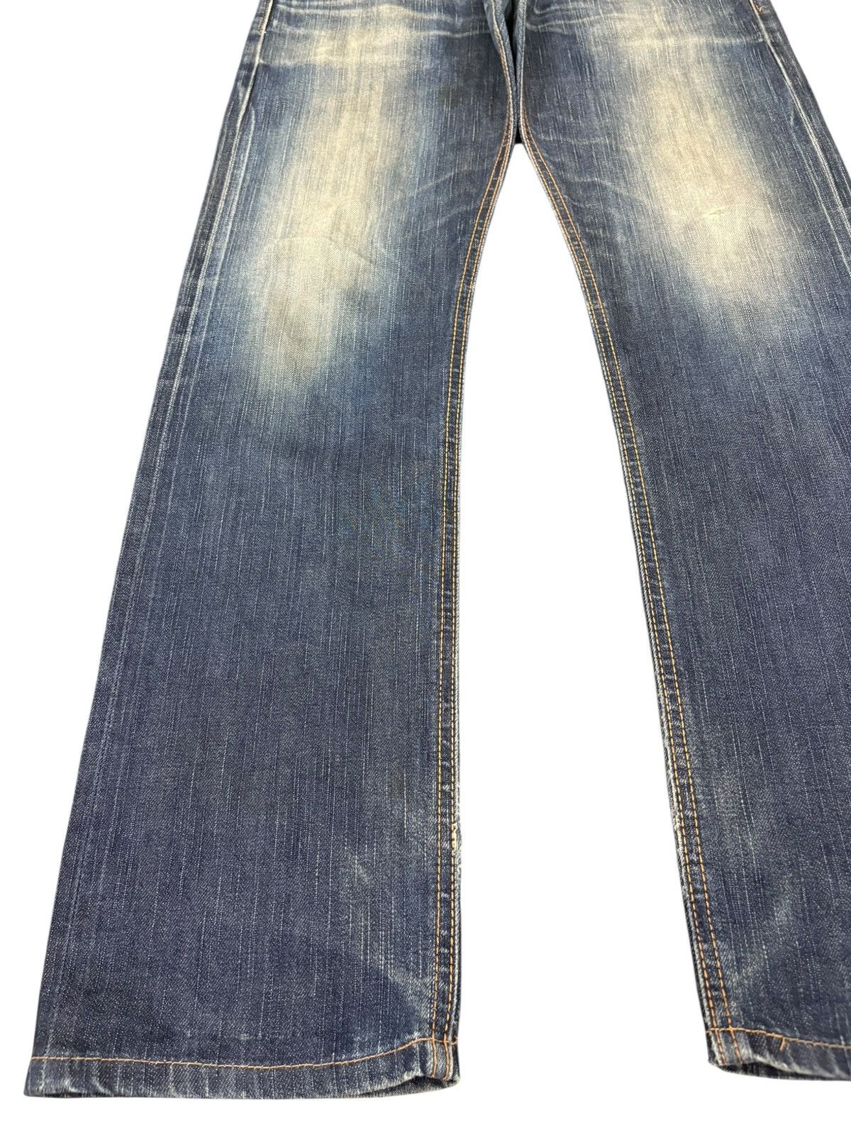 Edwin New Vintage Edwin 505 Selvedge Mud Wash Buckle Back Jeans Size US 30 / EU 46 - 7 Thumbnail