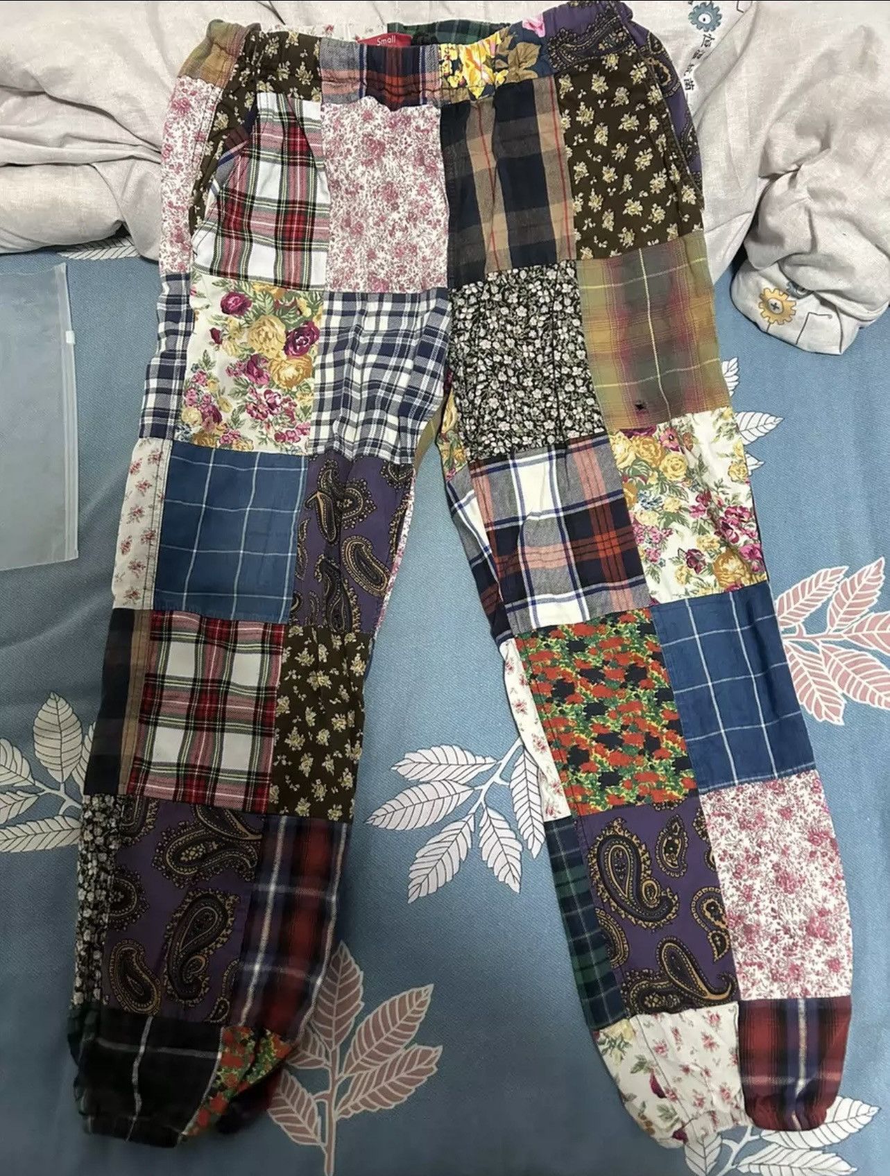 Supreme Supreme patch work pants | Grailed