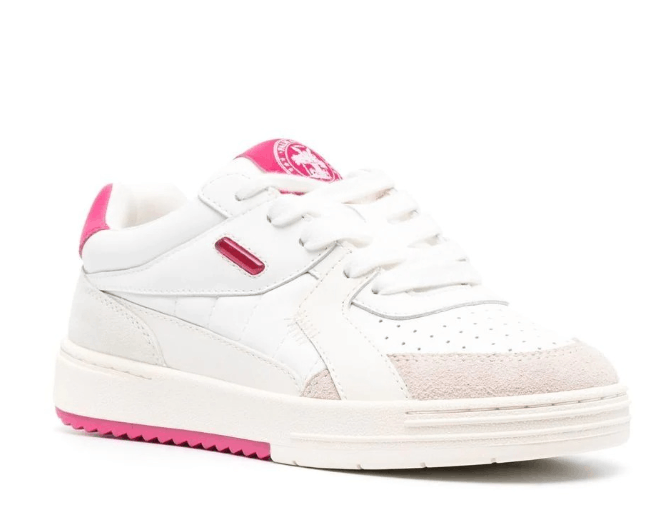 Palm Angels PALM ANGELS UNIVERSITY WHITE FUCHSIA SNEAKERS N.40 Size US 10 / IT 40 - 2 Thumbnail