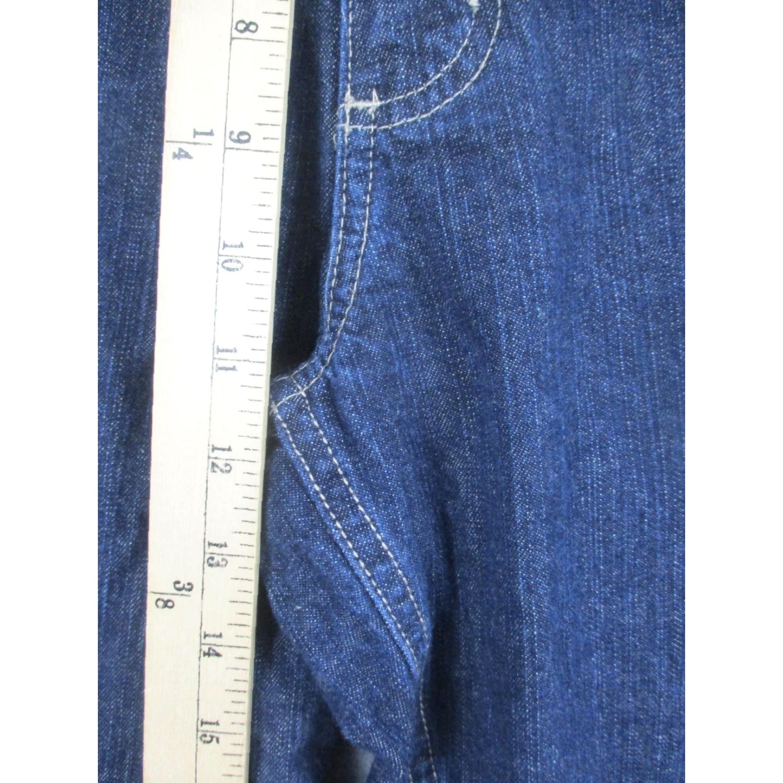 Carhartt Carhartt Jeans Mens 40x28 Blue Denim Flame Resistant Relaxed Fit Straight Workwear Size US 40 / EU 56 - 4 Thumbnail