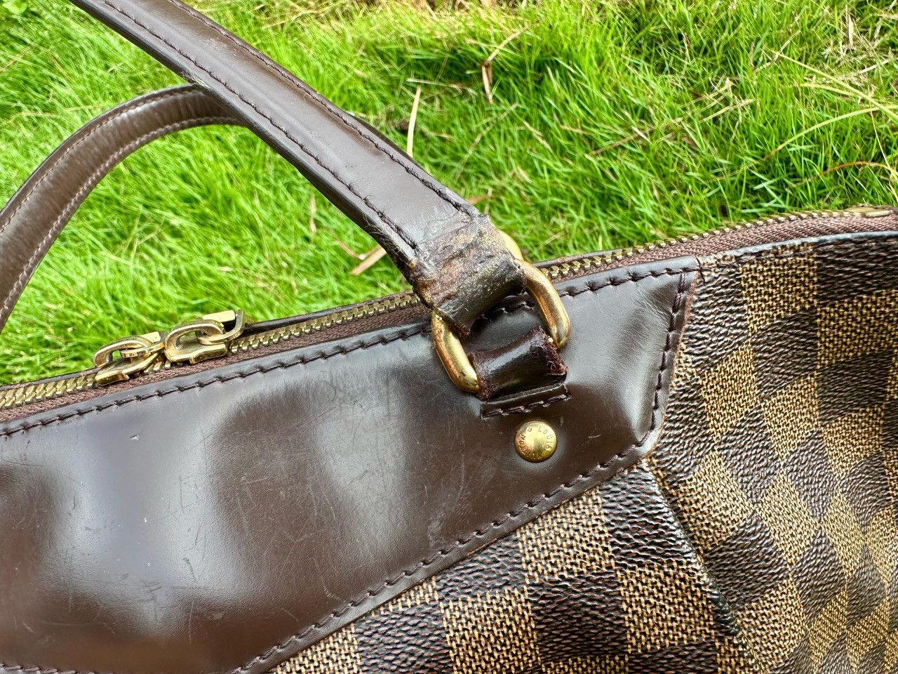 Louis Vuitton Louis Vuitton Damier Ebene Westminster PM DEFECTED HANDLE Size ONE SIZE - 11 Thumbnail