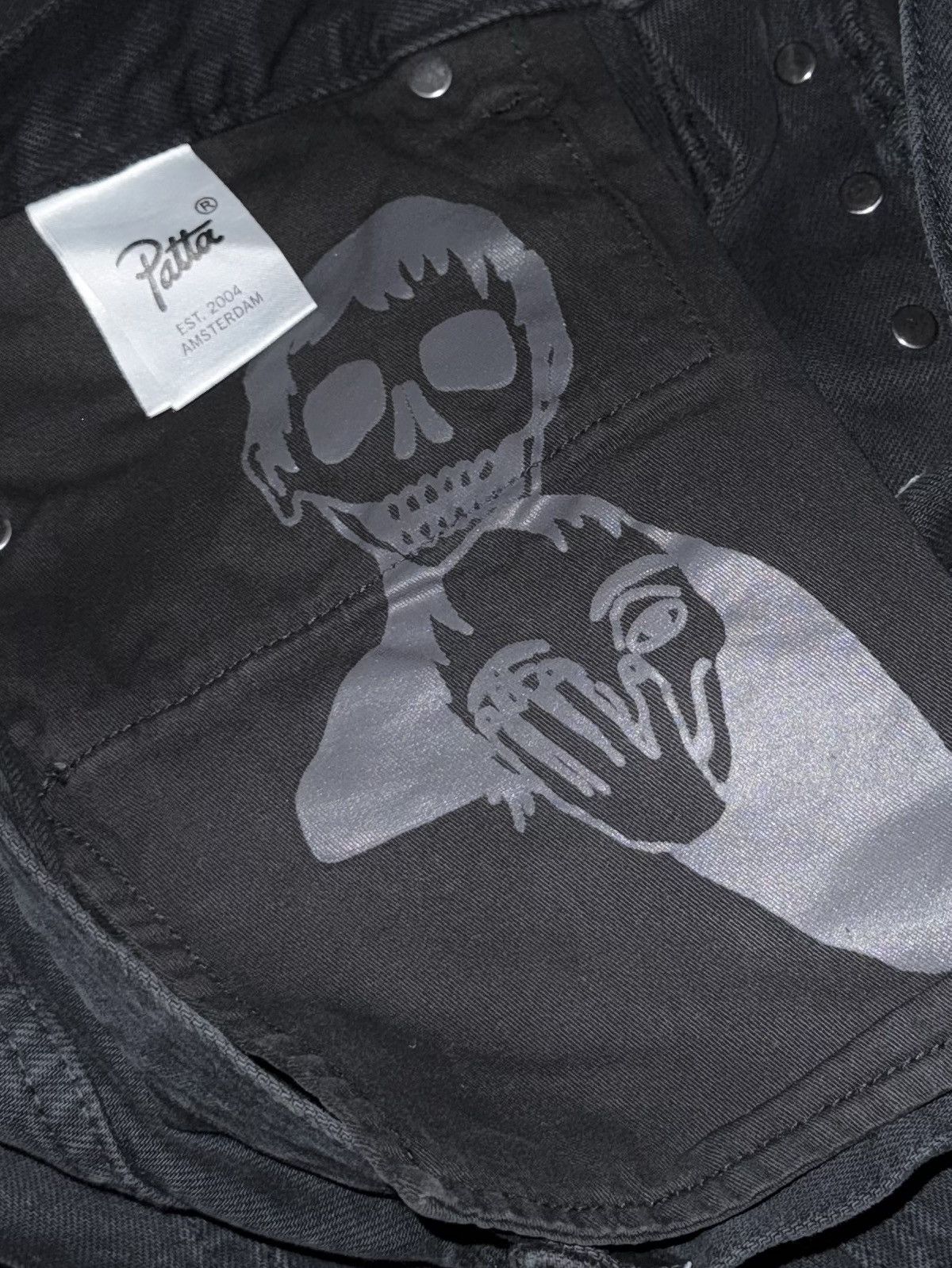 Patta Patta Hope Love Peace Denim Pants Size US 32 / EU 48 - 6 Thumbnail