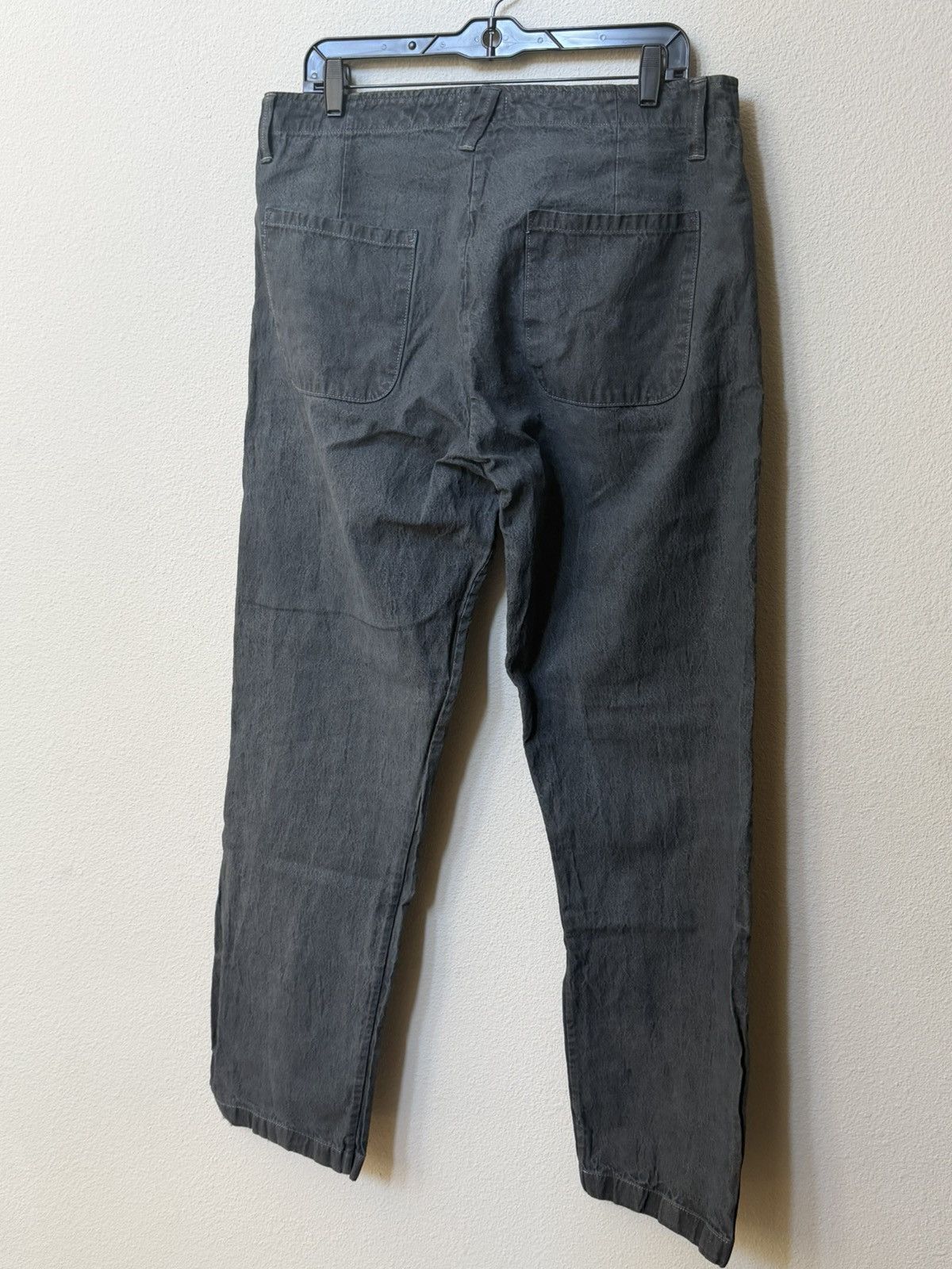 Evan Kinori Four pocket cotton hemp sumi inked dyed pants 34 Size US 34 / EU 50 - 5 Thumbnail