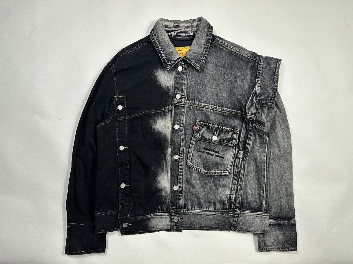 Feng Chen Wang × Levi's FENG CHEN WANG Blue & Black Levi's Edition Denim Oversized Size US L / EU 52-54 / 3 - 5 Thumbnail