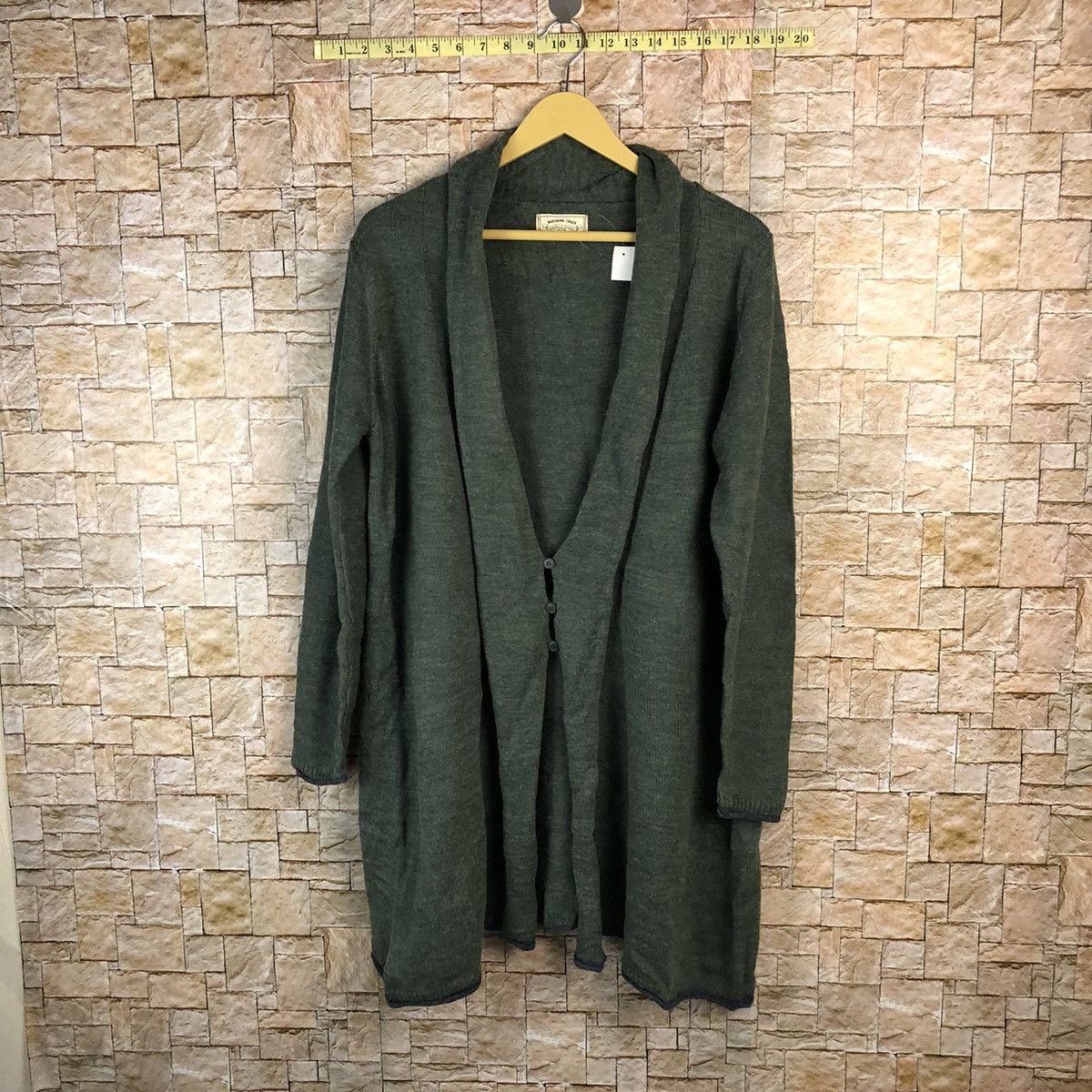 Japanese Brand Northen Truck Green Cardigan Knitwear #A813 Size M / US 6-8 / IT 42-44 - 1 Thumbnail