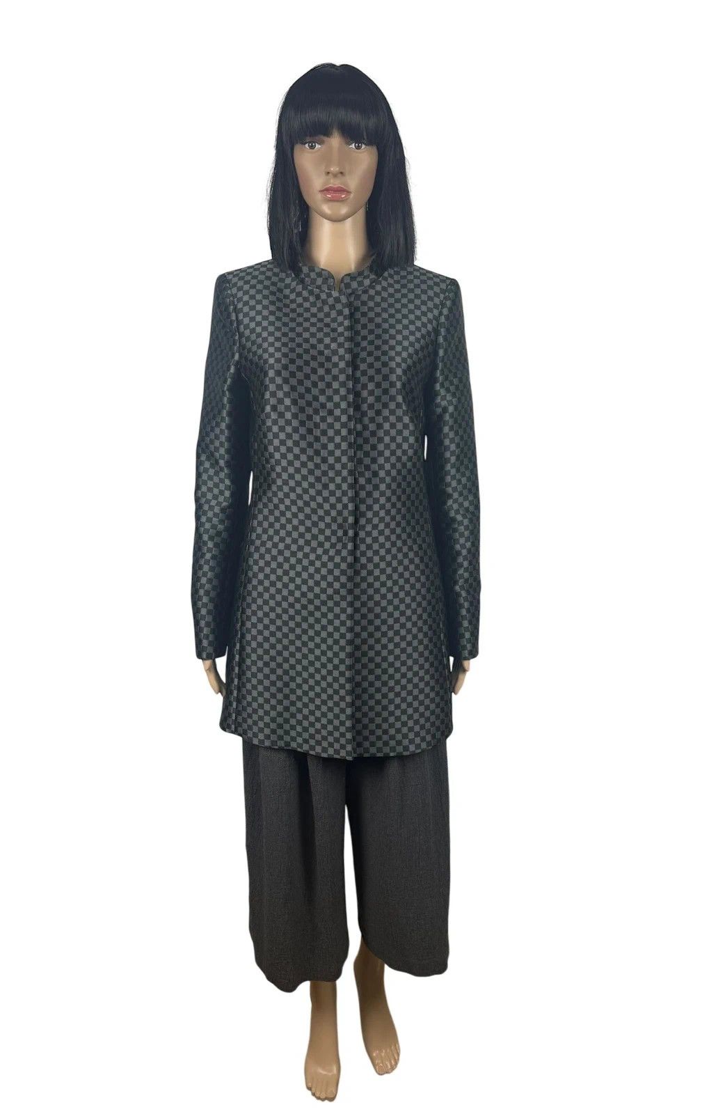 Other Maison Common Munich Damier Coat Polyester Silk size 38 Size M / US 6-8 / IT 42-44 - 2 Thumbnail