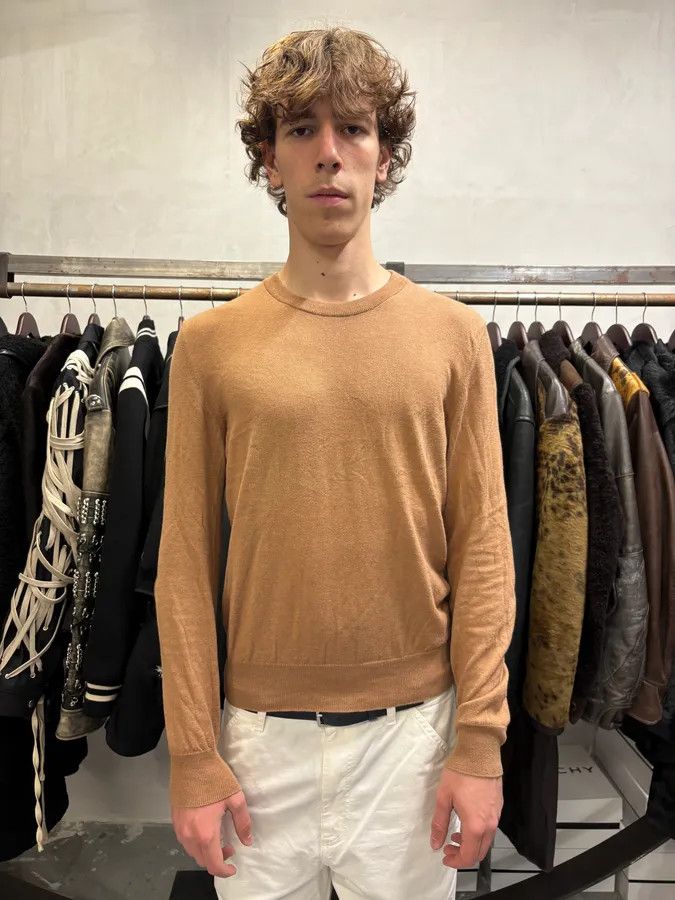 Maison Margiela Maison Margiela Brown Signature Padded Camel Sweater Size US M / EU 48-50 / 2 - 2 Thumbnail