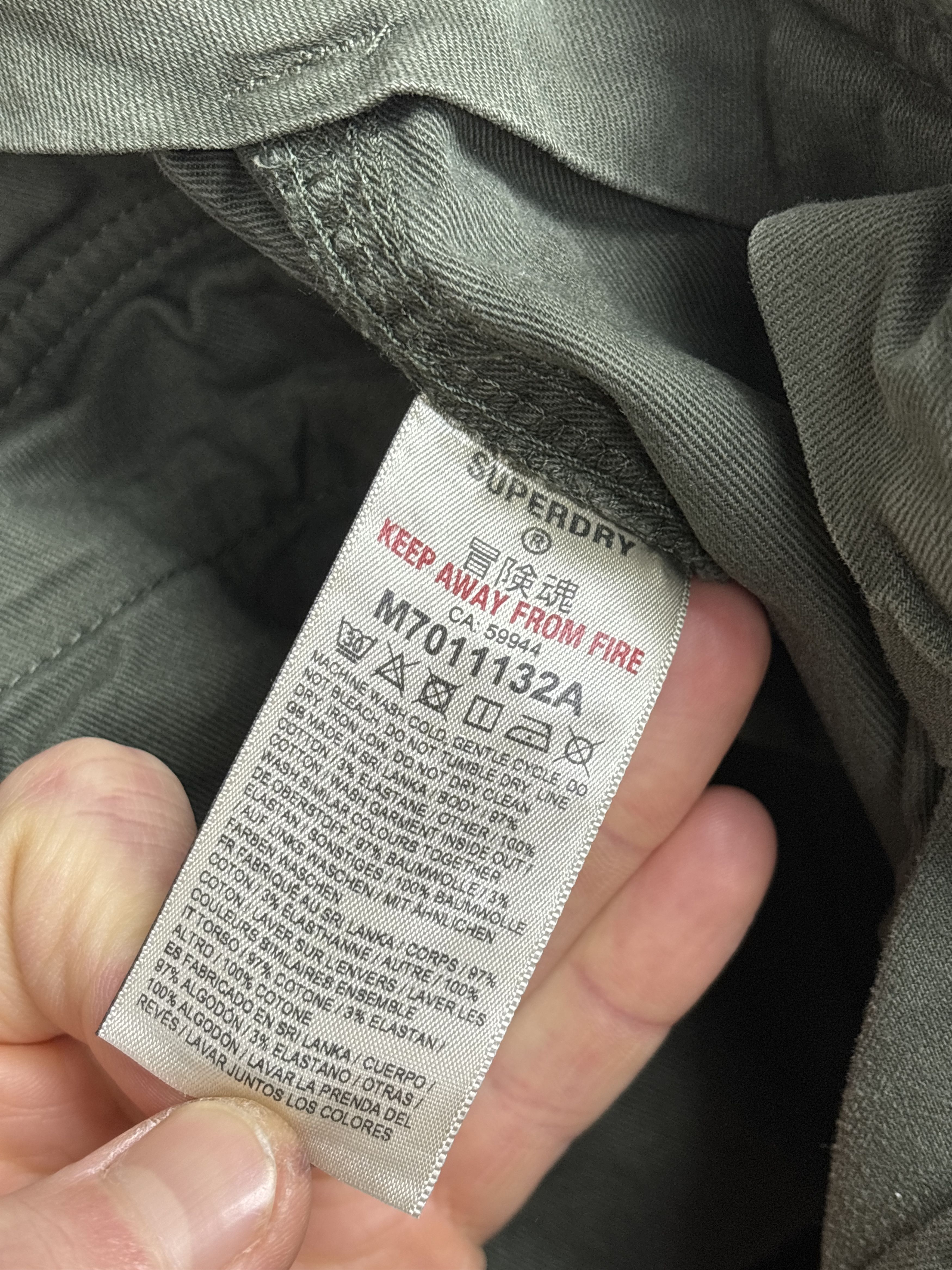 Superdry SuperDry Core Cargo Pants Men's Size W 34 L 32 Slim Fit Size US 34 / EU 50 - 16 Thumbnail
