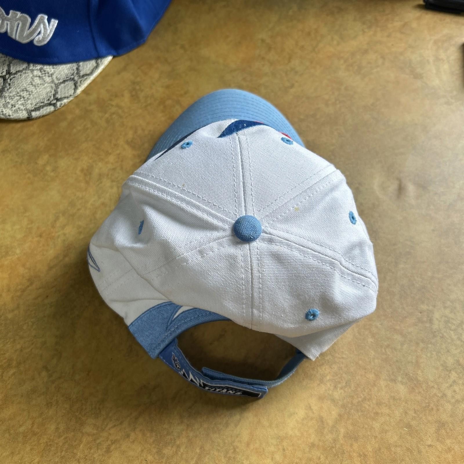 Reebok Tennessee Titans Shark Tooth Cap Hat Strapback One Size Size ONE SIZE - 4 Thumbnail