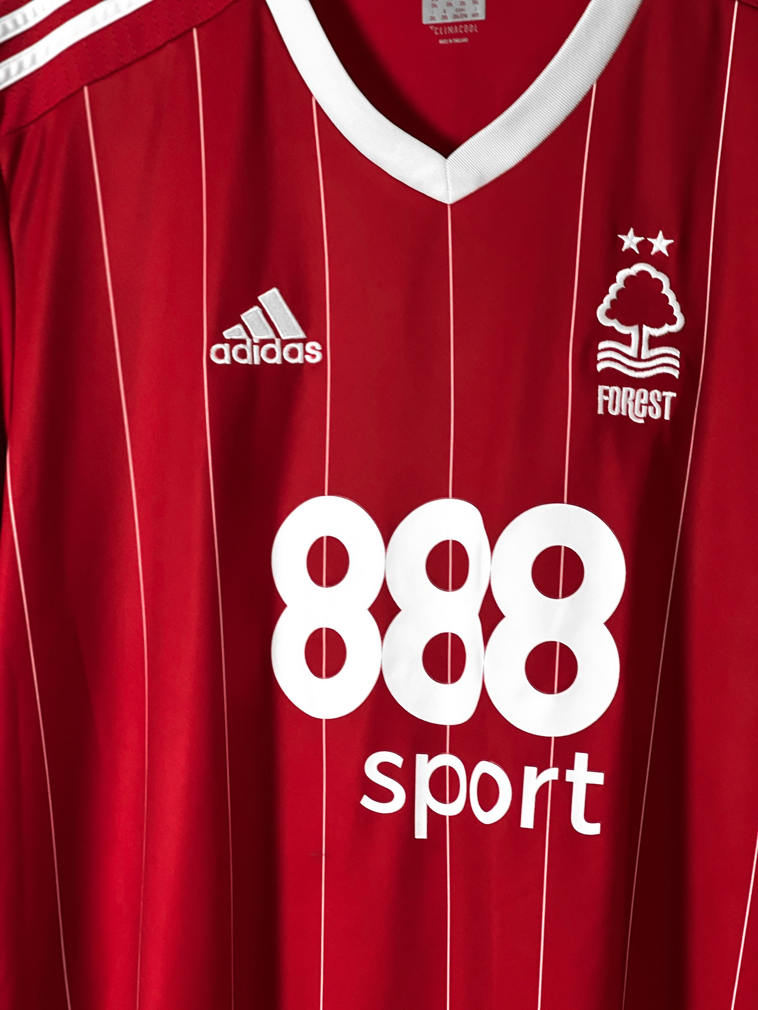 Adidas Adidas x Nottingham Forest F.C. Custom Name (2017-2018) Tee Size US XXL / EU 58 / 5 - 10 Thumbnail