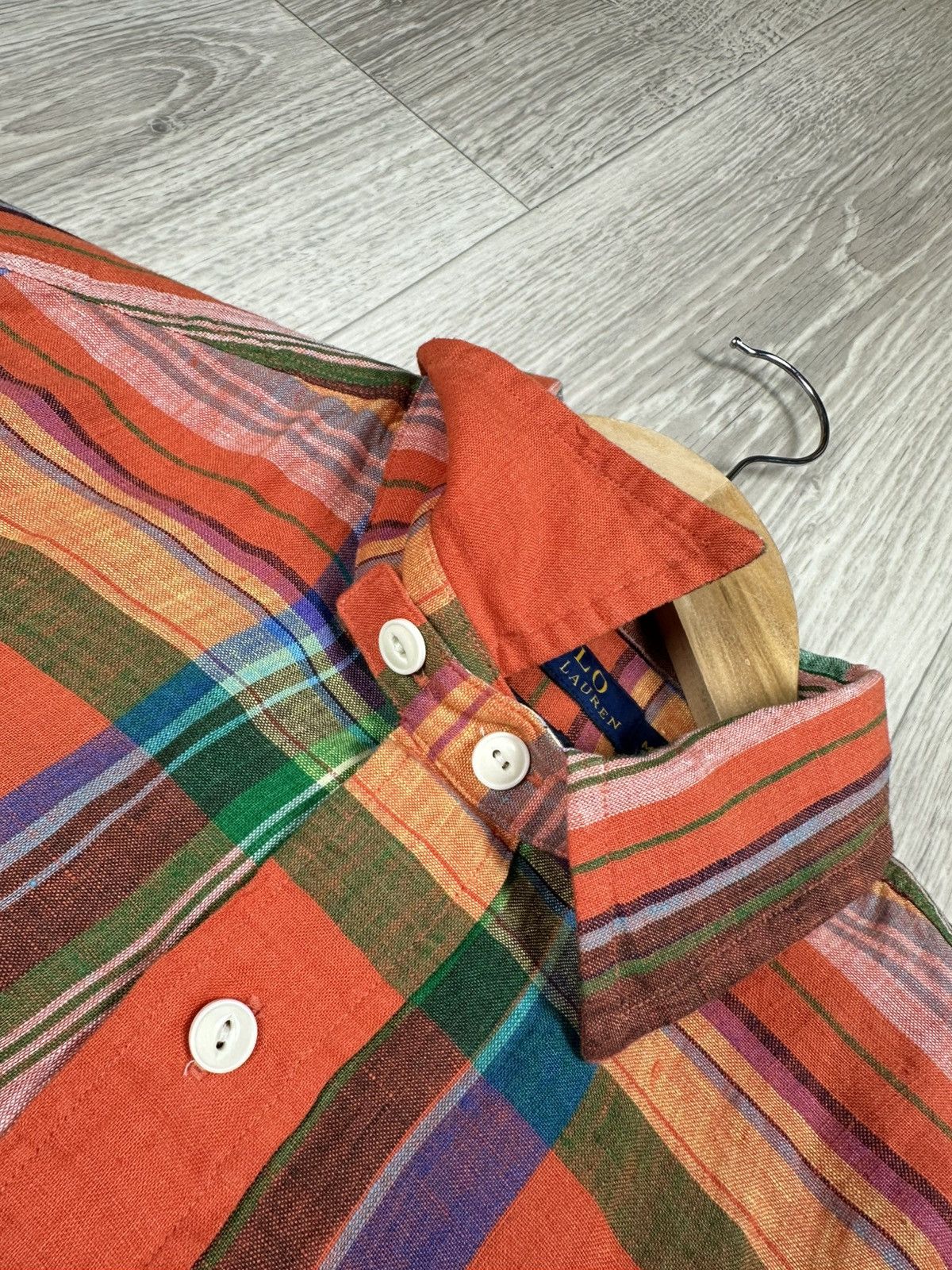 Ralph Lauren Polo Ralph Lauren Linen Shirts Button Ups Checkered Size US M / EU 48-50 / 2 - 6 Thumbnail