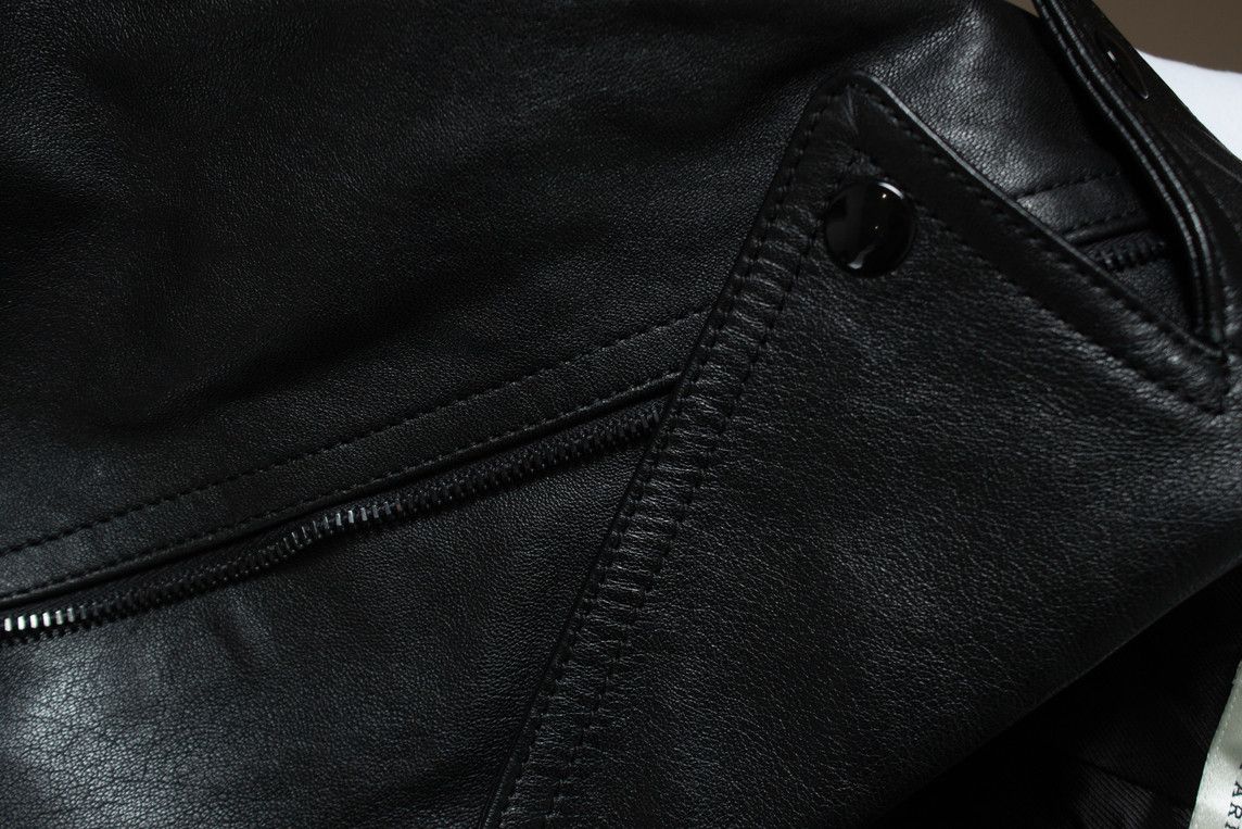 Saint Laurent Paris Saint Laurent, FW14 black leather biker Size US M / EU 48-50 / 2 - 10 Thumbnail