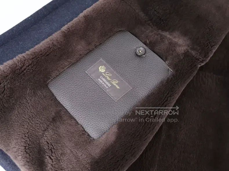 Loro Piana Loro Piana Cashmere Coat with Beaver Fur Lining and Cashme Size US XXL / EU 58 / 5 - 6 Thumbnail