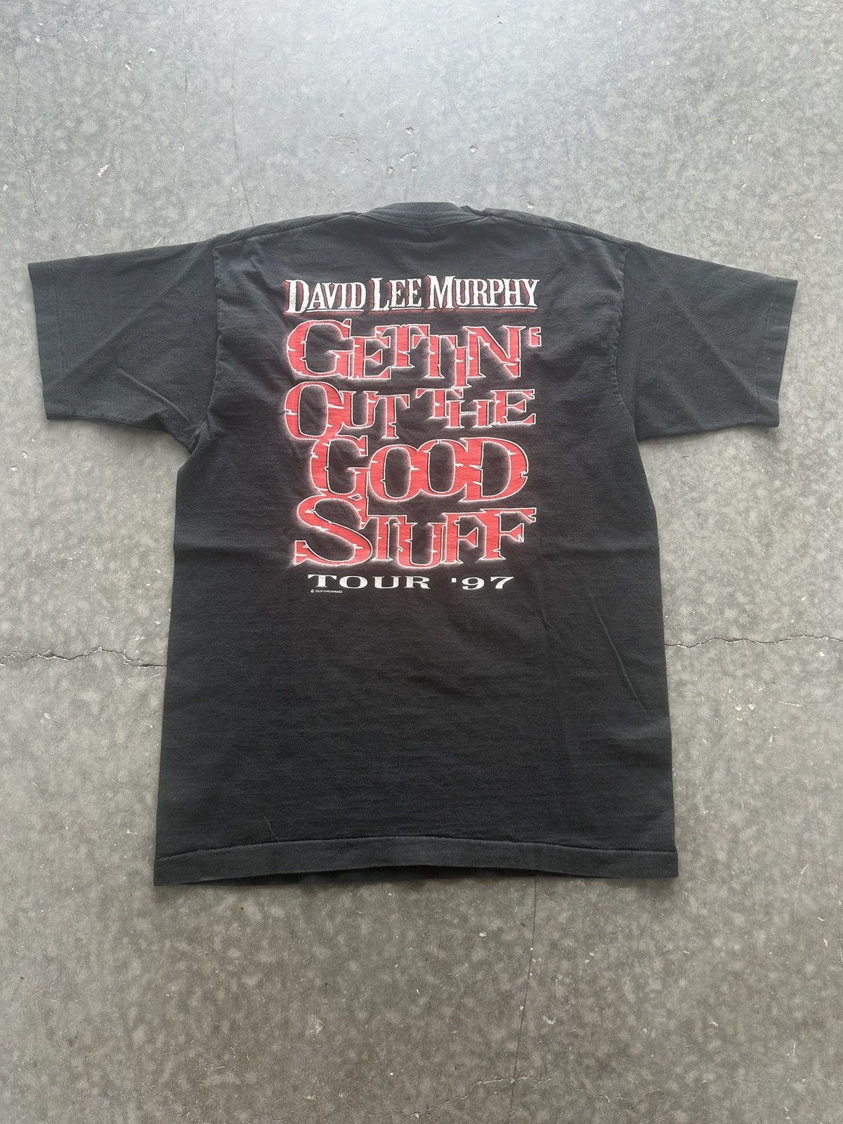Fruit Of The Loom × Vintage Vintage 90s David Lee Murphy Tour Tee 1997 Size US M / EU 48-50 / 2 - 7 Thumbnail