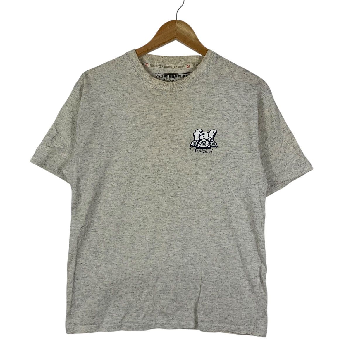 Vintage Vintage FAF FEEL THE AIR Fine Wave Surf Tee Shirt Top Size US M / EU 48-50 / 2 - 6 Thumbnail