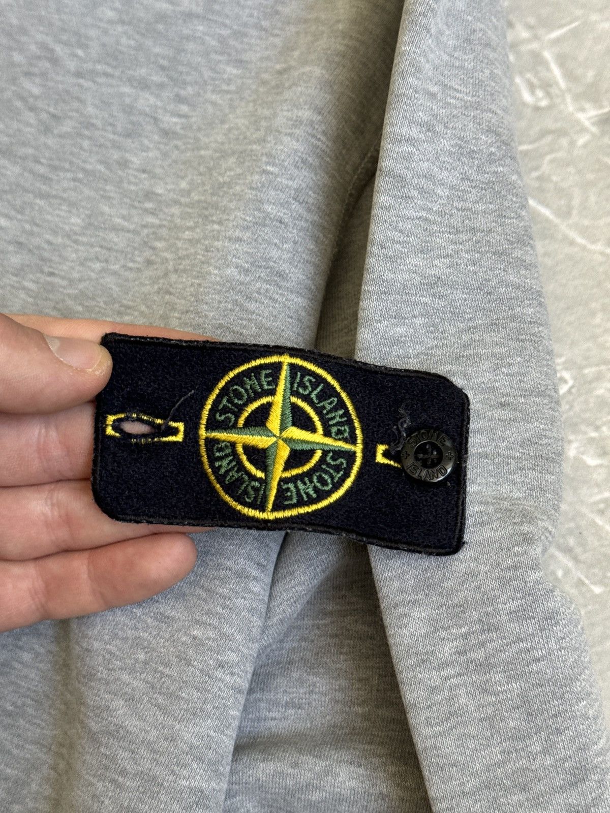 Stone Island Stone Island Grey Sweatshirt Crewneck Distressed Size US M / EU 48-50 / 2 - 14 Thumbnail
