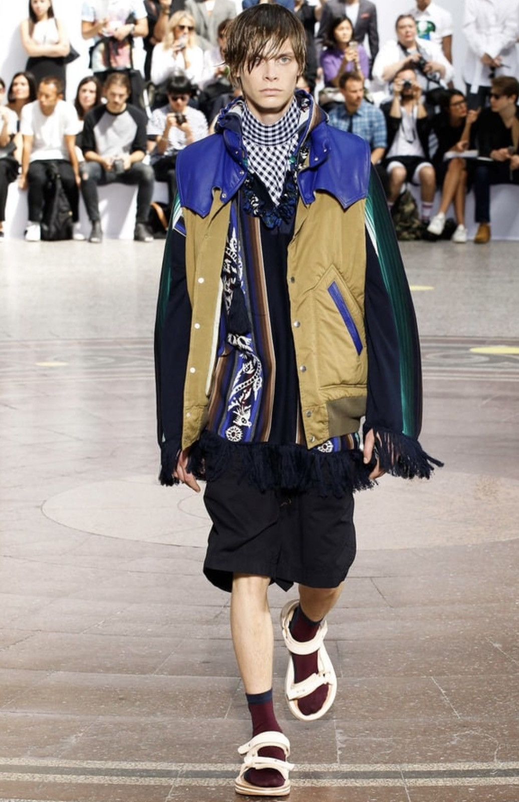 Sacai Sacai 16SS Fringed Poncho Hoodie Size US S / EU 44-46 / 1 - 3 Thumbnail