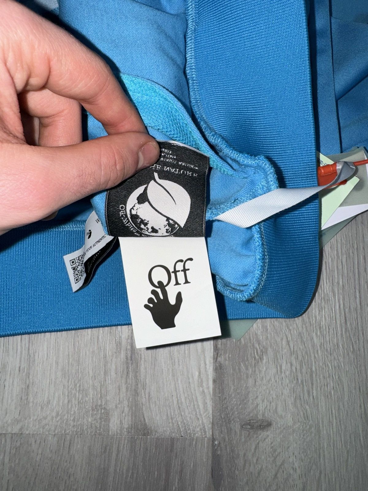 Off-White Off white single arrow track jacket blue Size US XS / EU 42 / 0 - 6 Thumbnail