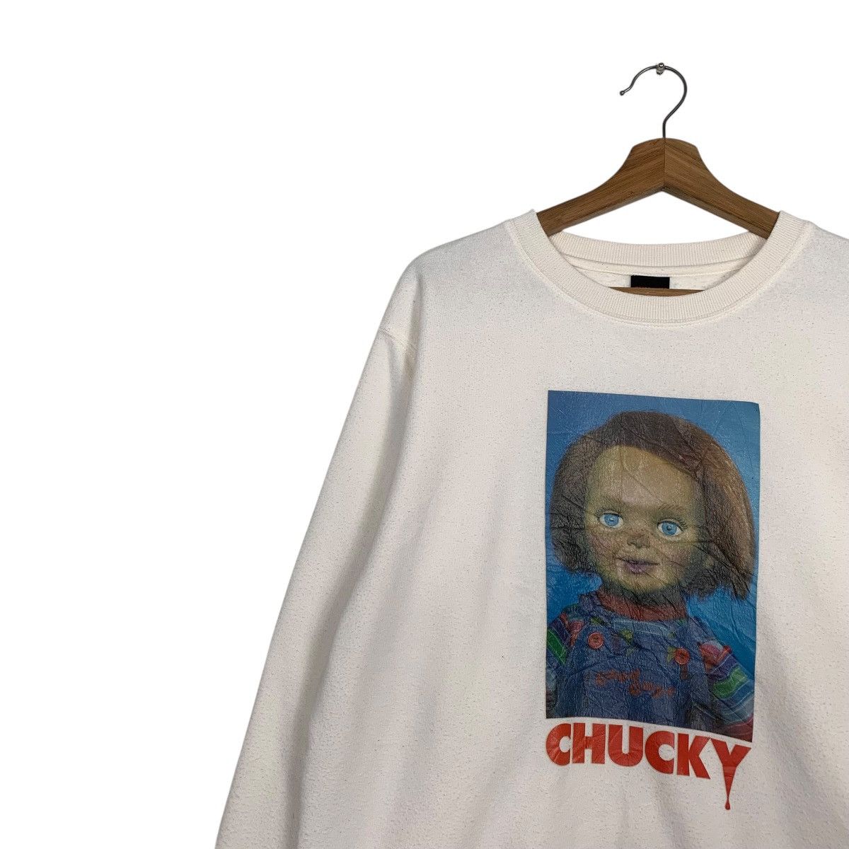 Japanese Brand Official Movie Chucky Big Logo Sweatshirt Size US L / EU 52-54 / 3 - 6 Thumbnail