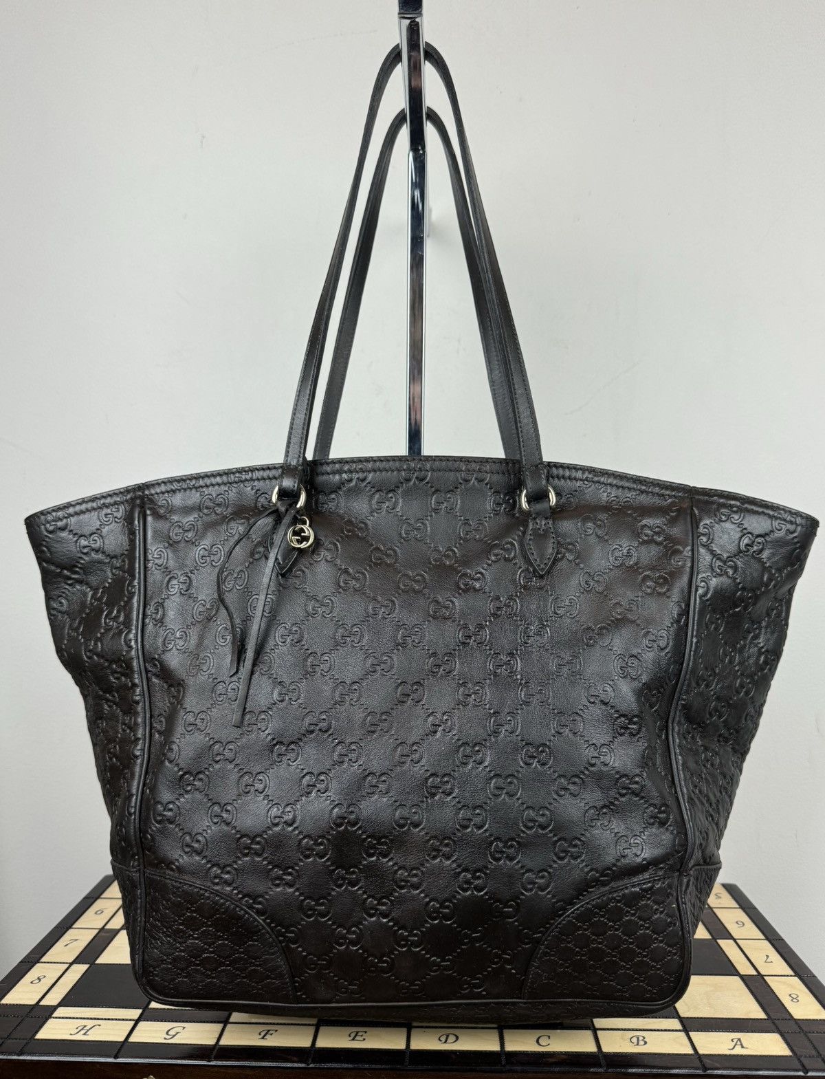 Gucci Leather shoulder bag Gucci GG Guccisima original luxury item Size ONE SIZE - 1 Thumbnail