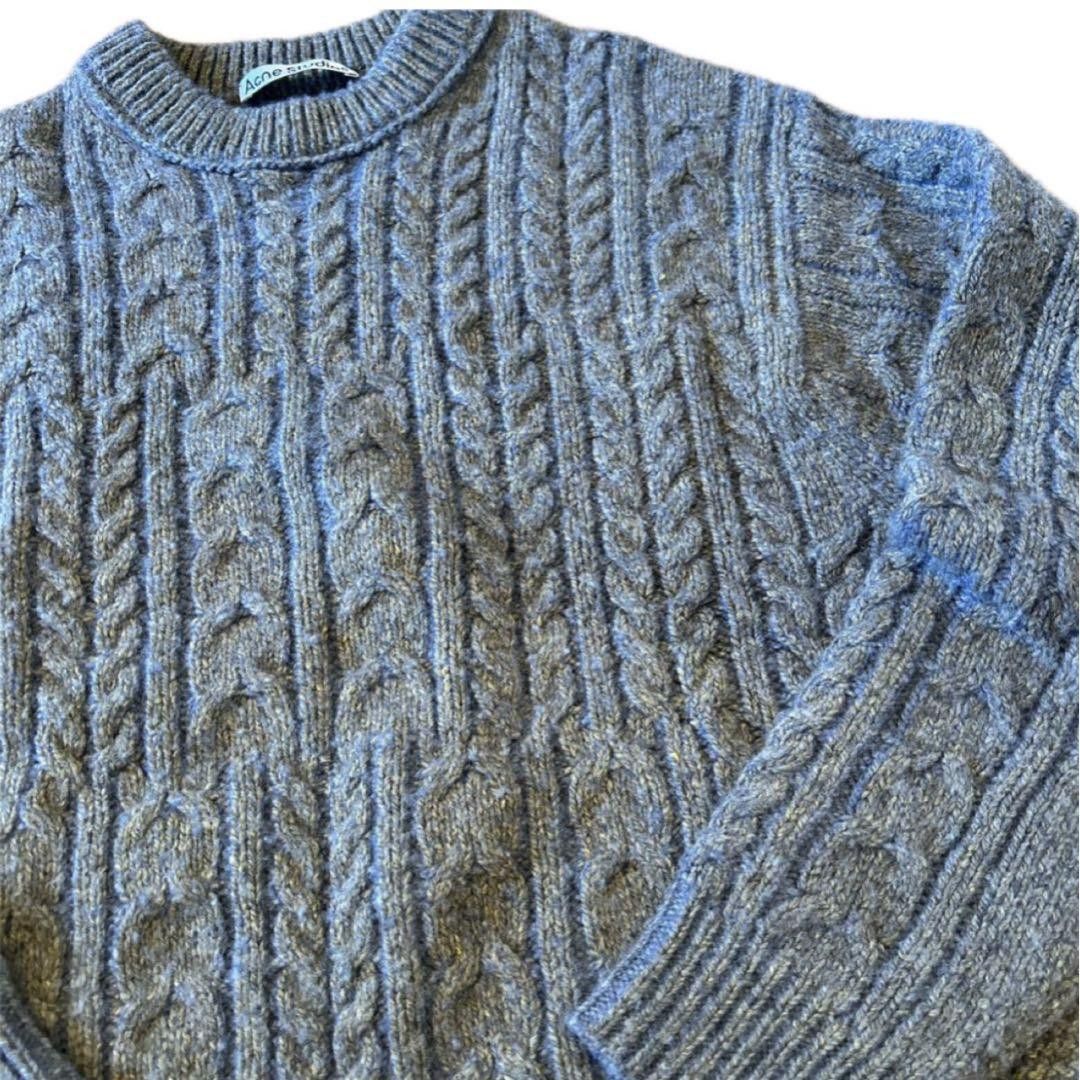 Acne Studios Wool Cable Knit Sweater Size US M / EU 48-50 / 2 - 4 Thumbnail