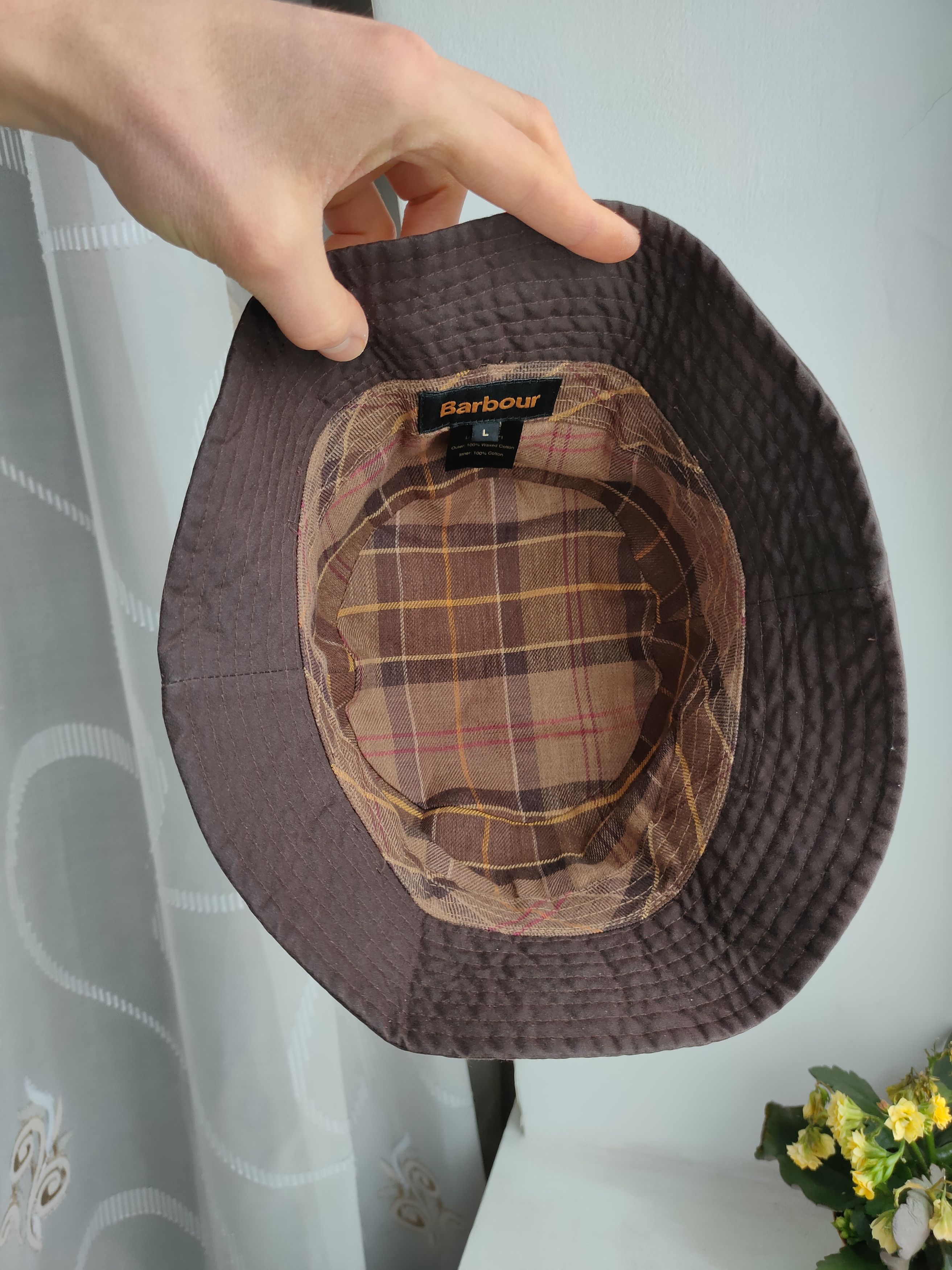 Barbour Vintage Barbour Waxed Bucket Hat Panama Hat Barbour Wax Size ONE SIZE - 6 Thumbnail