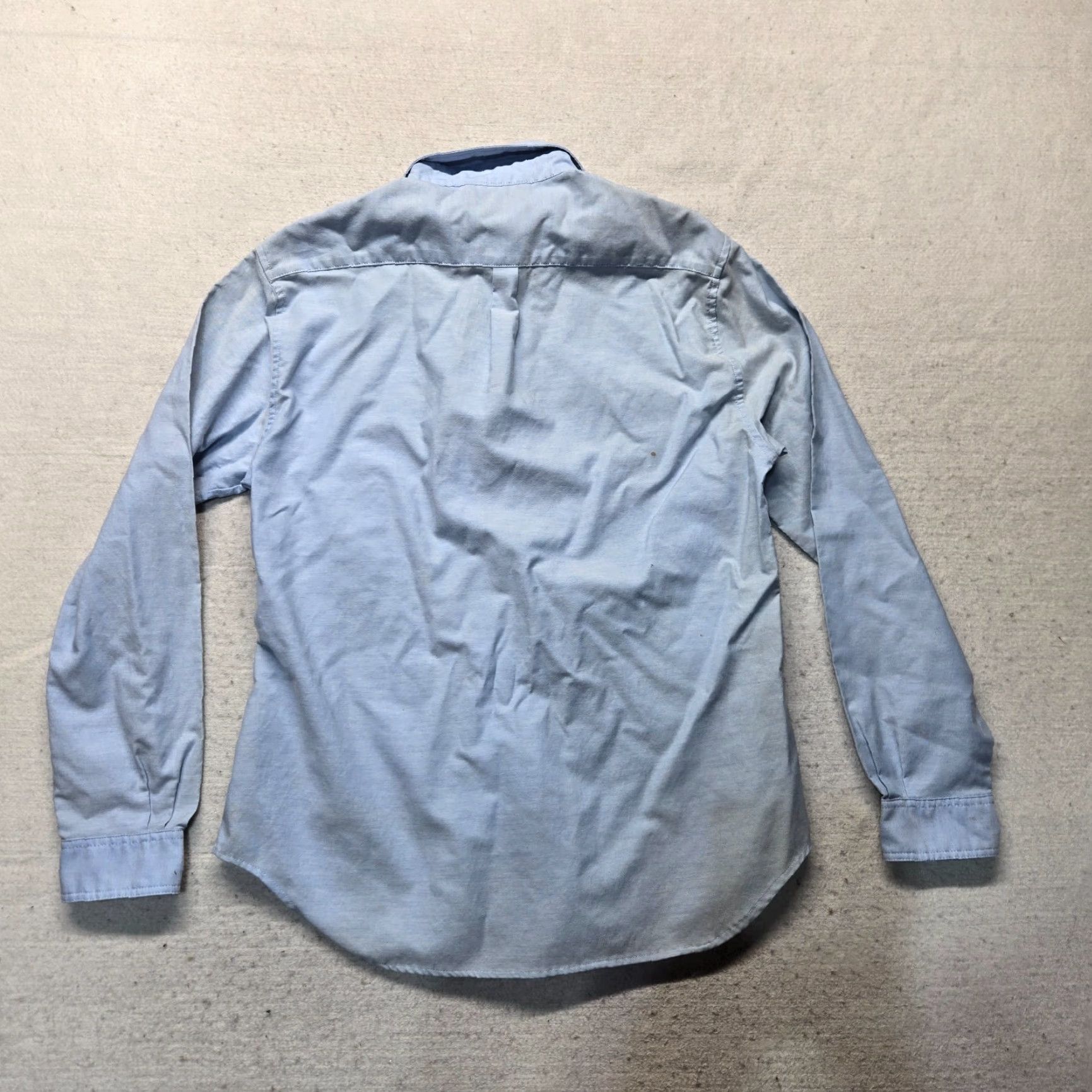 Vintage C.G. Designs Solid Blue Button Up Long Sleeve Shirt Adult Women Size 13 / 14 Shirt Women Blue 14's Womens Size XL / US 12-14 / IT 48-50 - 7 Thumbnail