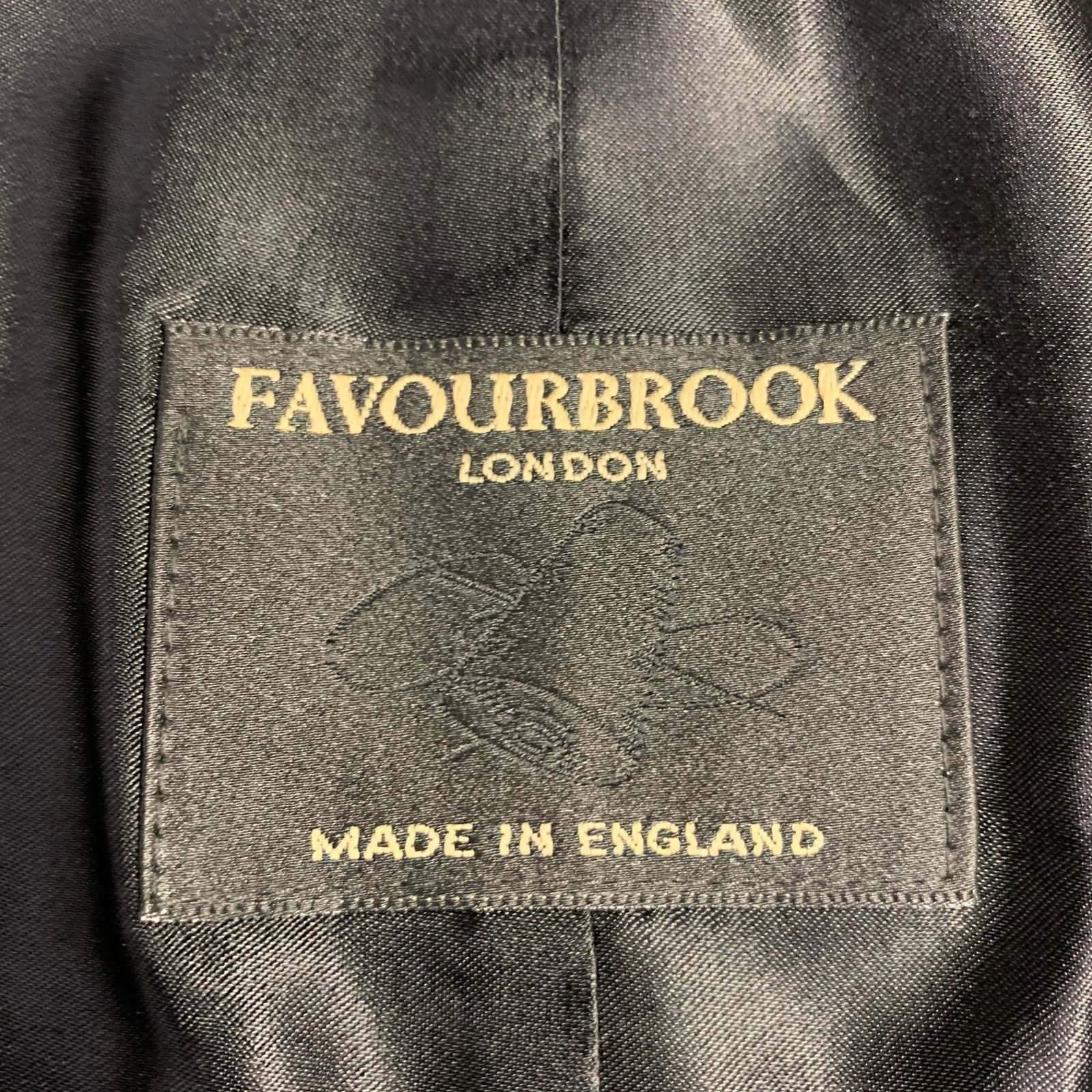 Other FAVOURBROOK 44 Black Grey Jacquard Silk Two Pockets Vest Size 44R - 5 Thumbnail