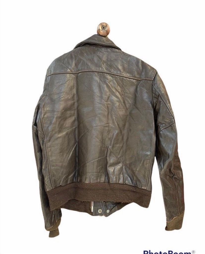 Schott Vintage Leather Flight Jacket Schott 70’s ~ 80’s Size US M / EU 48-50 / 2 - 2 Thumbnail
