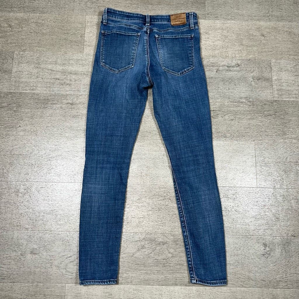 Lucky Brand Ava Skinny Mid-Rise Jeans, Light Fading Blue Den