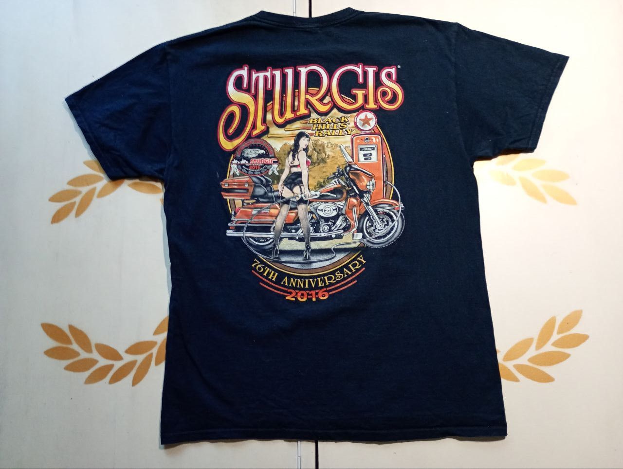 Jerzees Jerzees Sturgis 76th Anniversary 2016 T-Shirt Size US L / EU 52-54 / 3 - 1 Thumbnail
