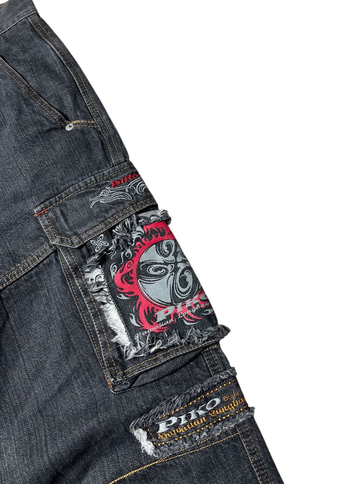 Japanese Brand Archive Y2k Piko Cargo Multipocket Baggy Pants Size US 28 / EU 44 - 7 Thumbnail