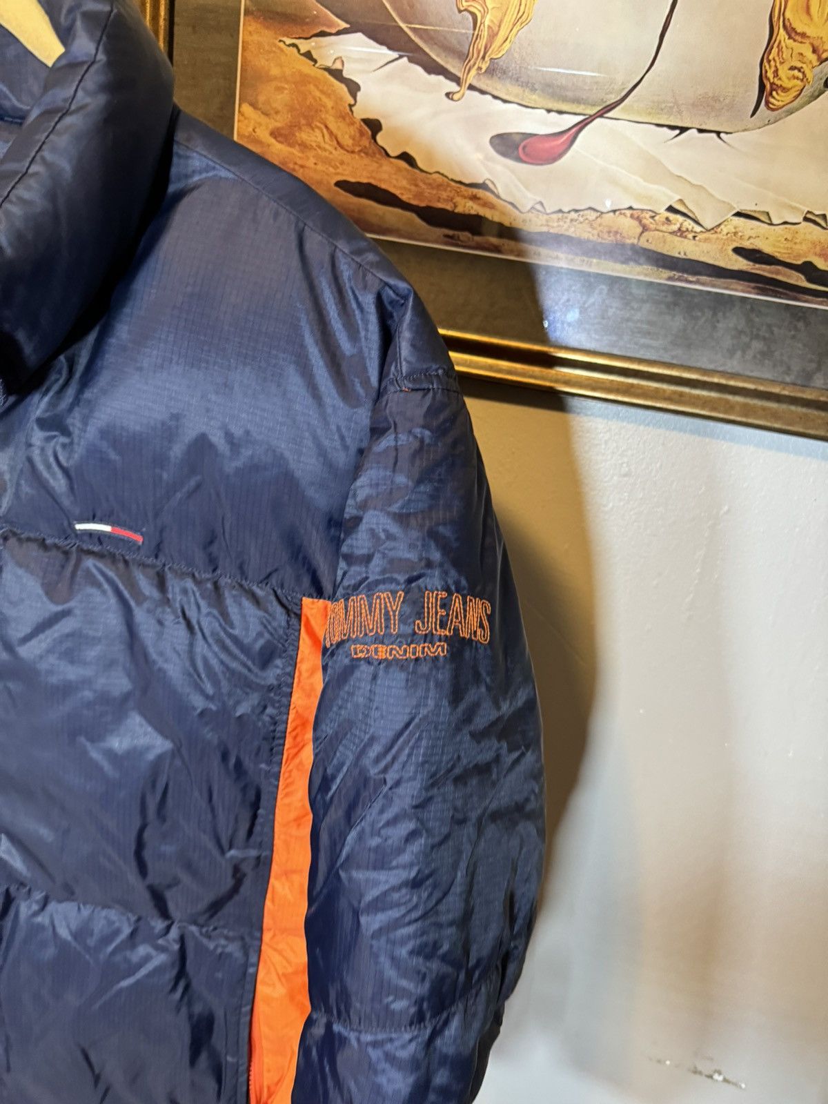 Tommy Hilfiger × Vintage Vintage Tommy Hilfiger Goose Down Puffer Jacket Size US L / EU 52-54 / 3 - 3 Thumbnail